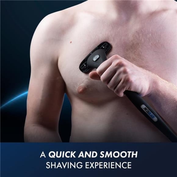 Metablade Back Shaver for Men - Long Handle Back Hair and Body Shavers - Picture 7 of 7